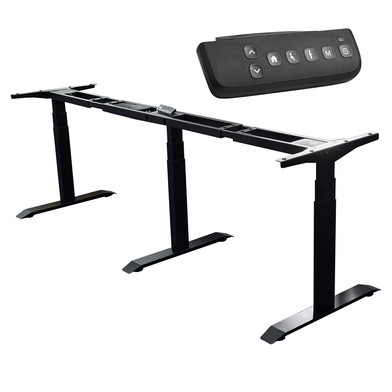 RXD3-2-3RR THREE MOTORS BOSS TABLE CONVERTIBLE STAND-SIT STANDING DESK