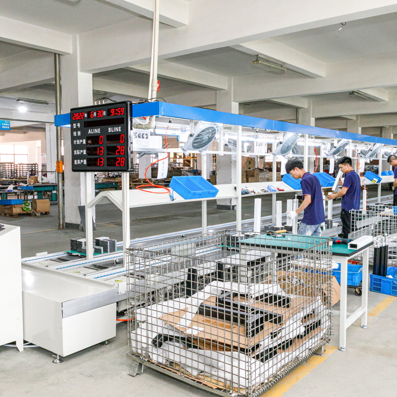Lifting-table-installation-line