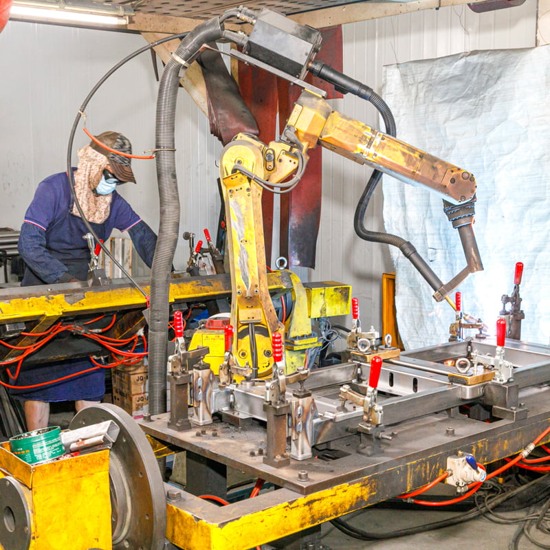 Robot-welding-turning-table